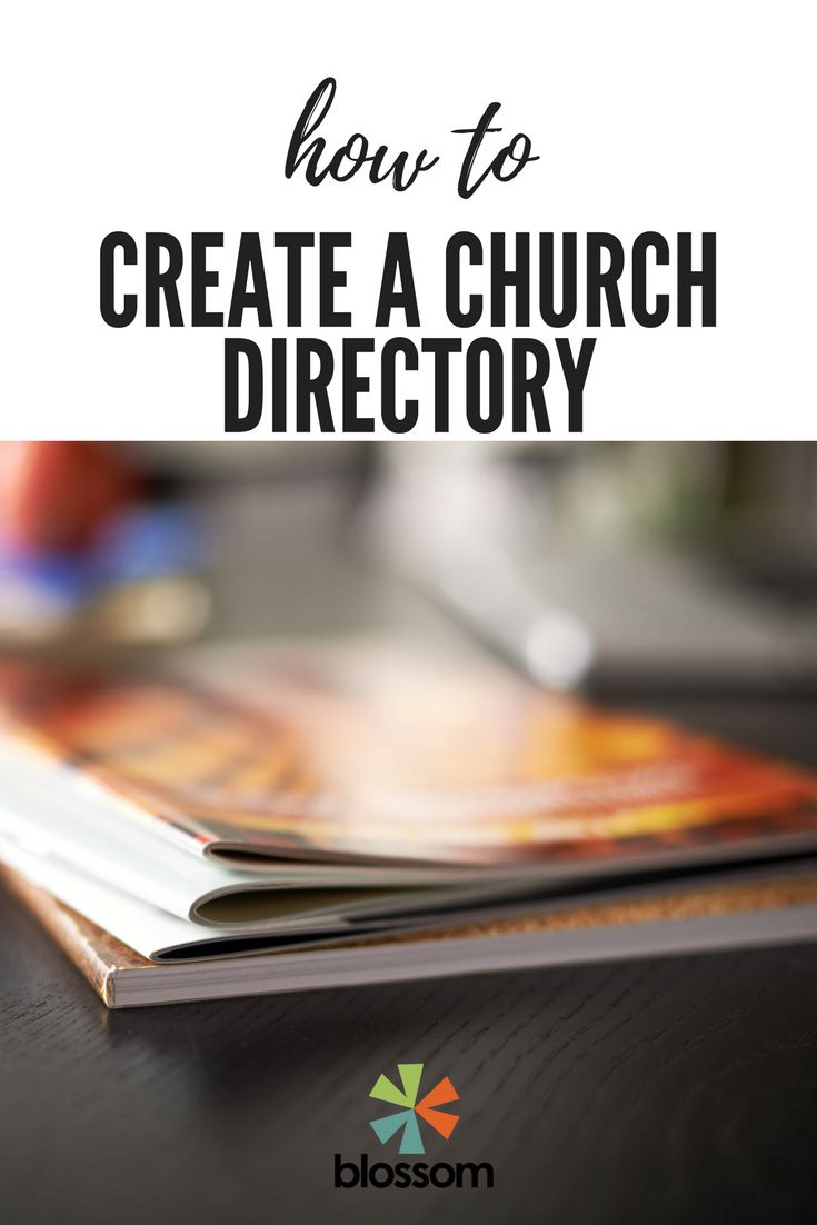 church photo directory software